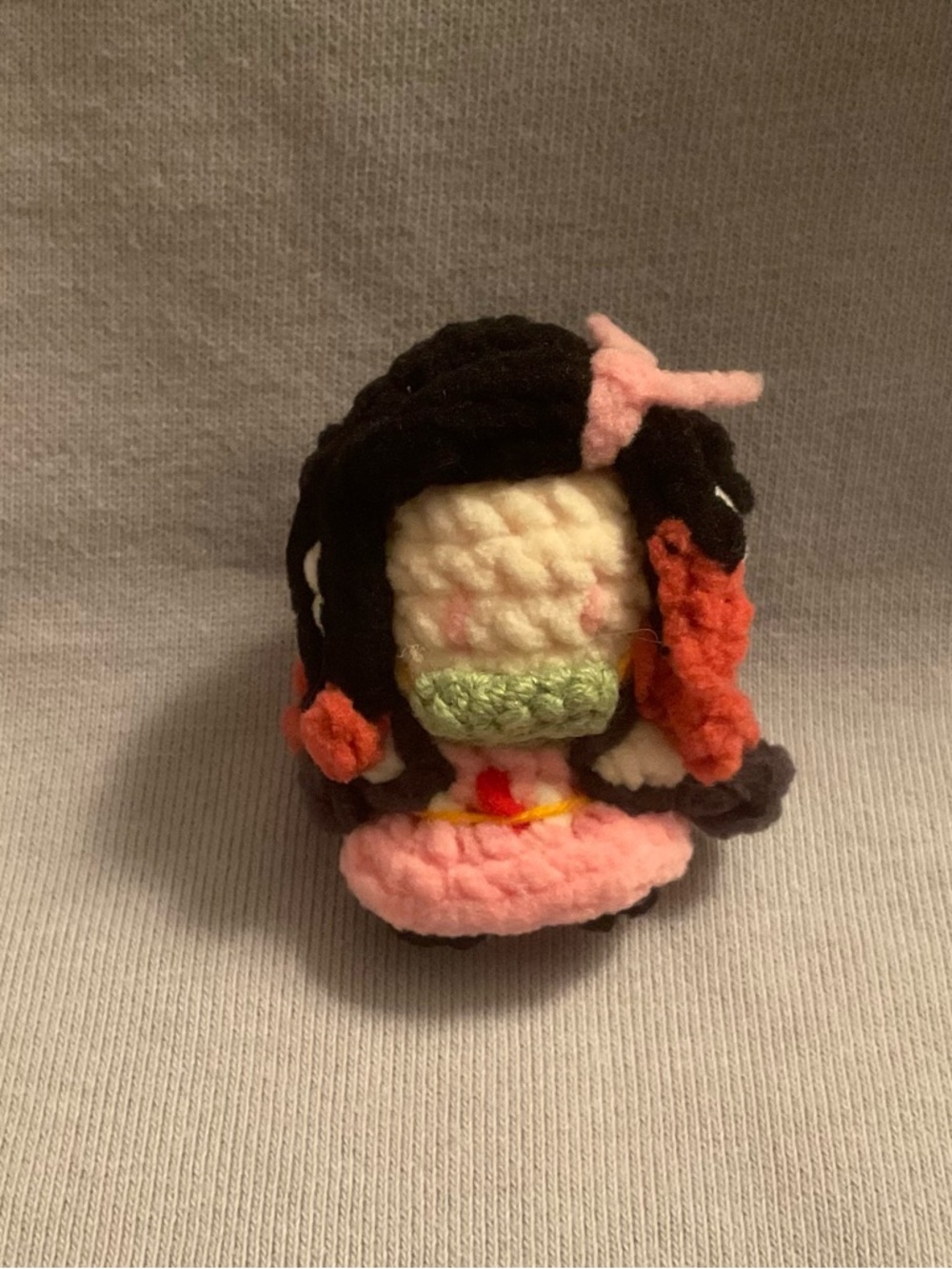 Crochet Demon slayer Nezuko inspired mini doll Kimetsu no yaiba